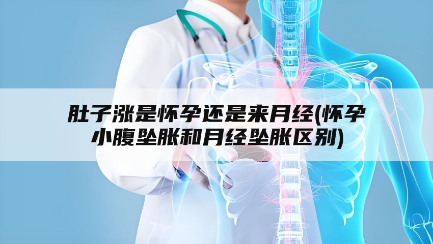 肚子涨是怀孕还是来月经(怀孕小腹坠胀和月经坠胀区别)