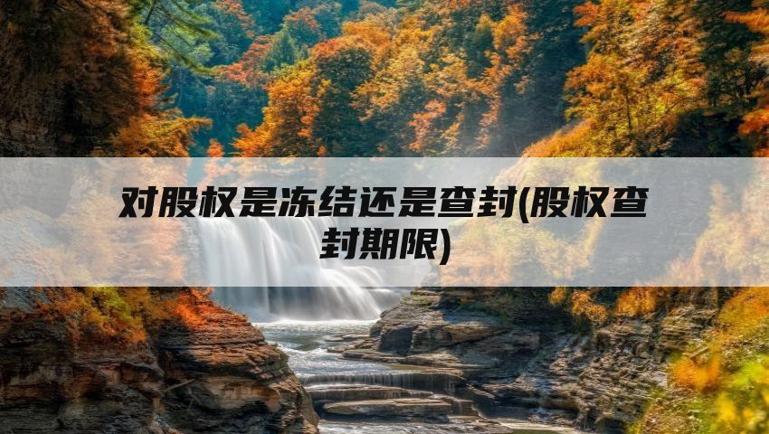 对股权是冻结还是查封(股权查封期限)