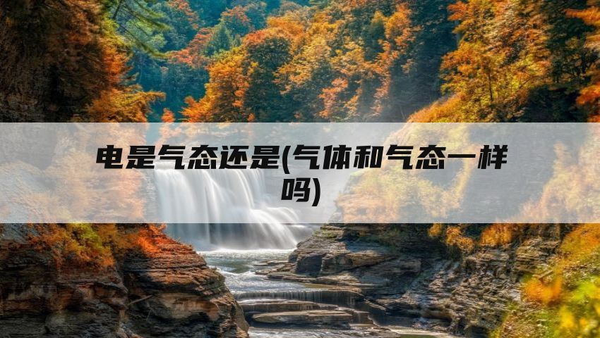 电是气态还是(气体和气态一样吗)